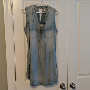 Anthropologie Holding Horses Chambray Dress